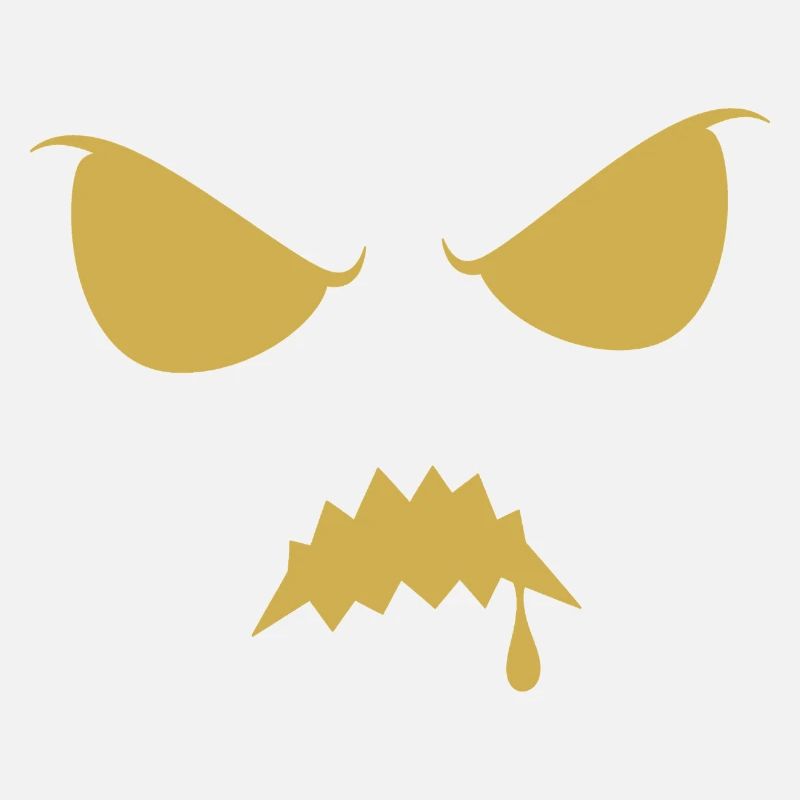 Angry Eyes Drop Mouth