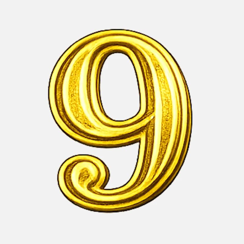 Golden Nine Digit Exquisite