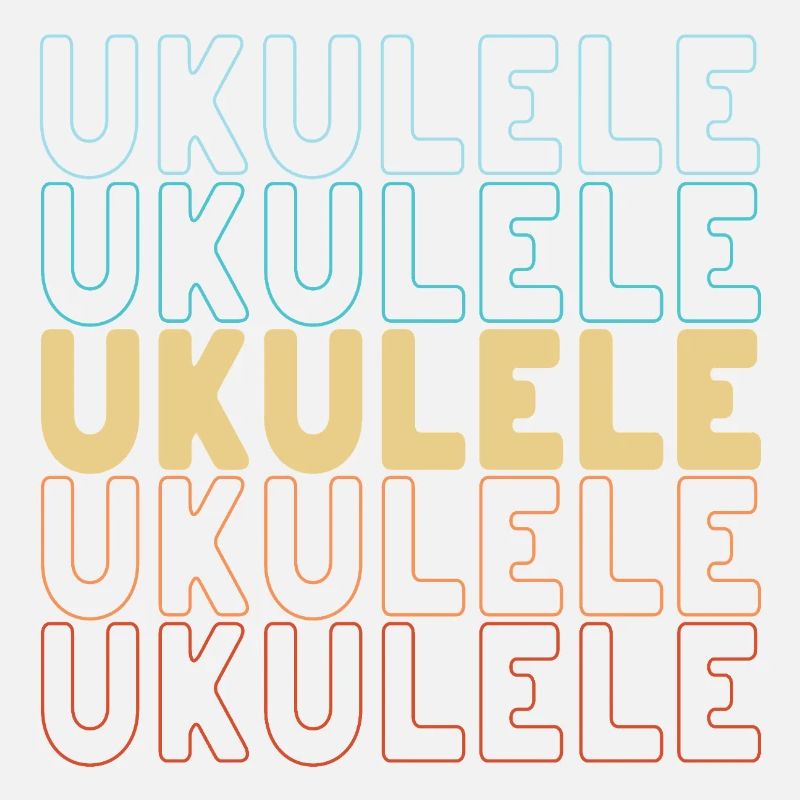 Typographie du ukulélé
