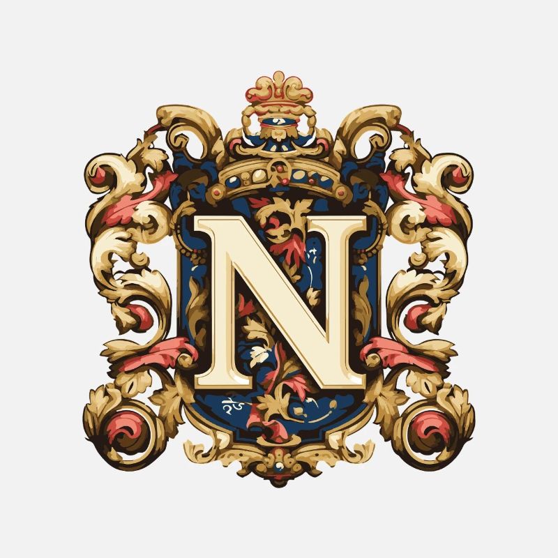 N Letter Name Crown