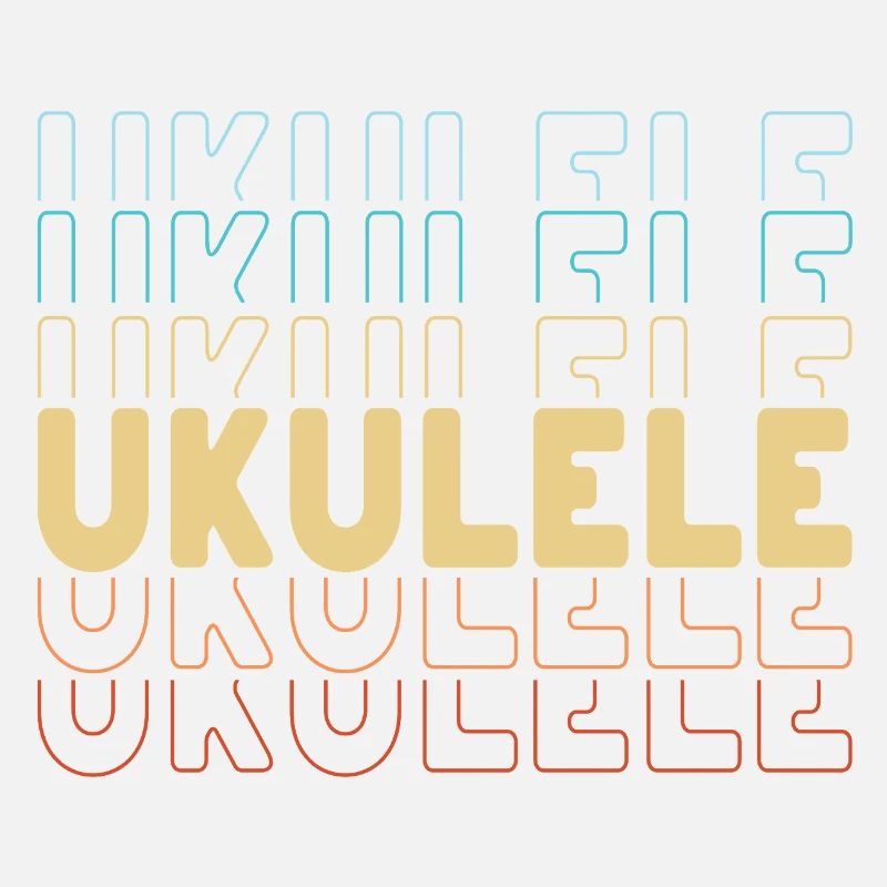 Typographie du ukulélé
