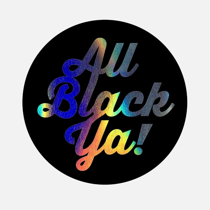 Écriture dégradée All Black Ya