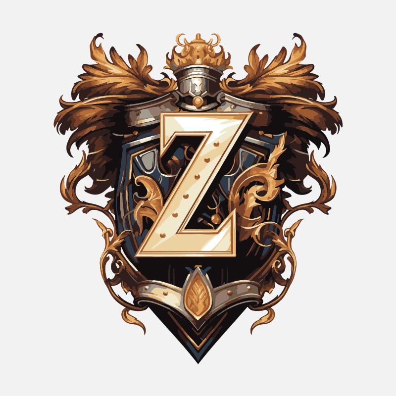 Z Letter Name Crown