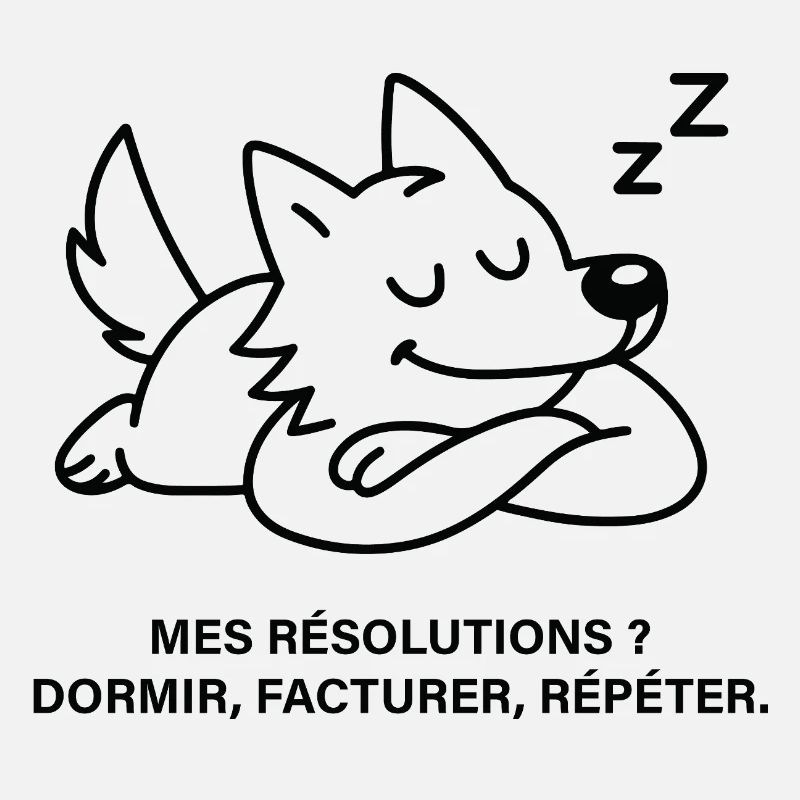 Loup Somnolent et Résolutions de Pause