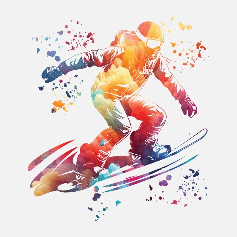 Snowboarder Snowboarding Snowboard
