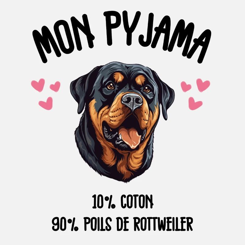 Pyjama Chien Rottweiler Drôle 