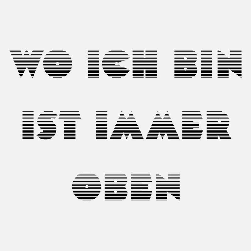 Wie ein Kompass: Ich bin immer oben