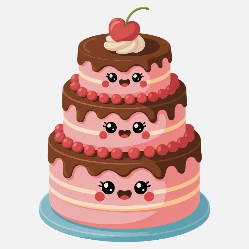 Cake Comic Cute