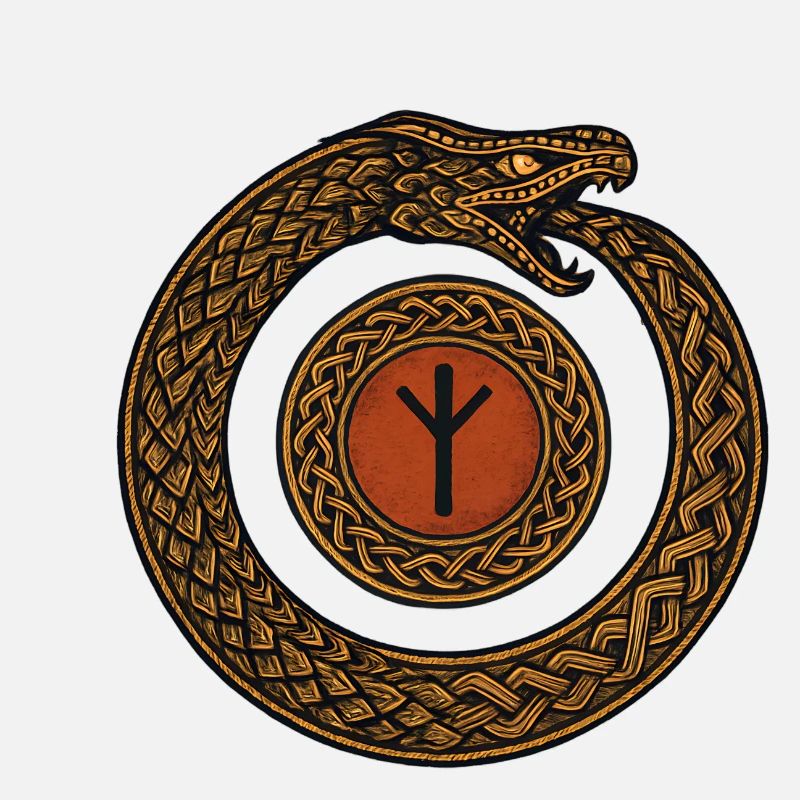 Uroboros Runic Circle