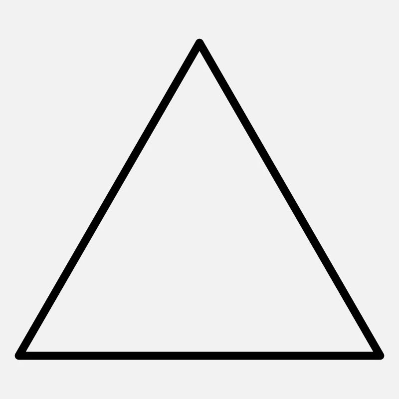 Symbol triangle equilateral