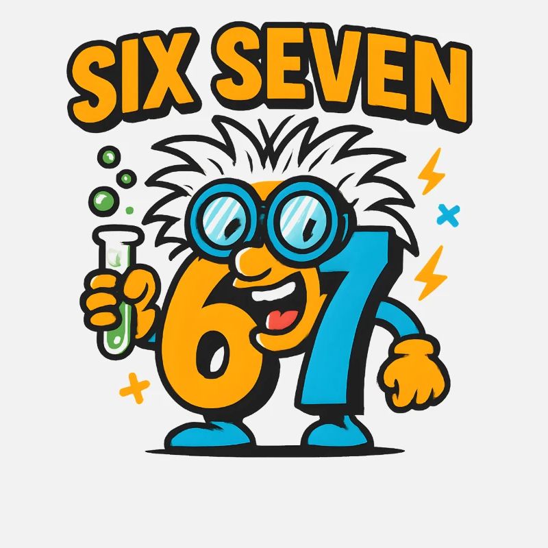 Six Seven 67 Science Humor Nerd Gift Idea