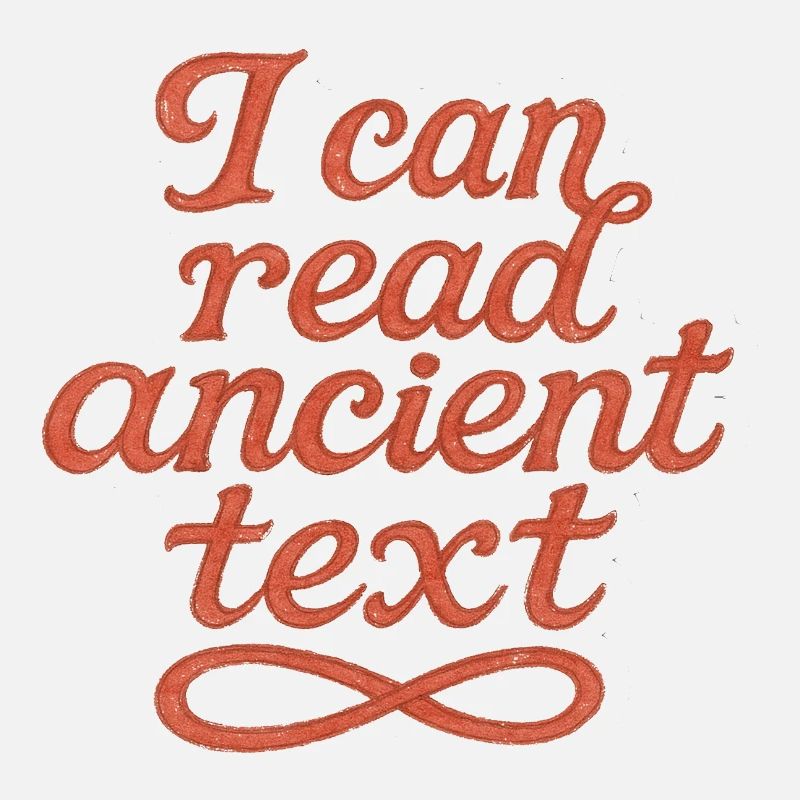 Ich kann alte Texte lesen