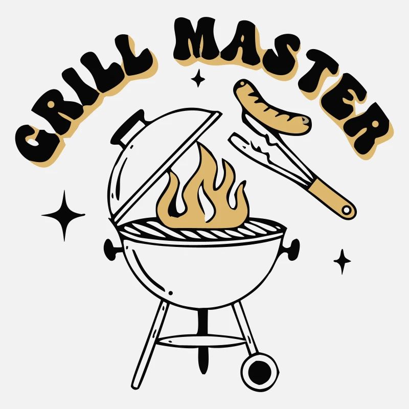 Funny Grill Master BBQ Dad