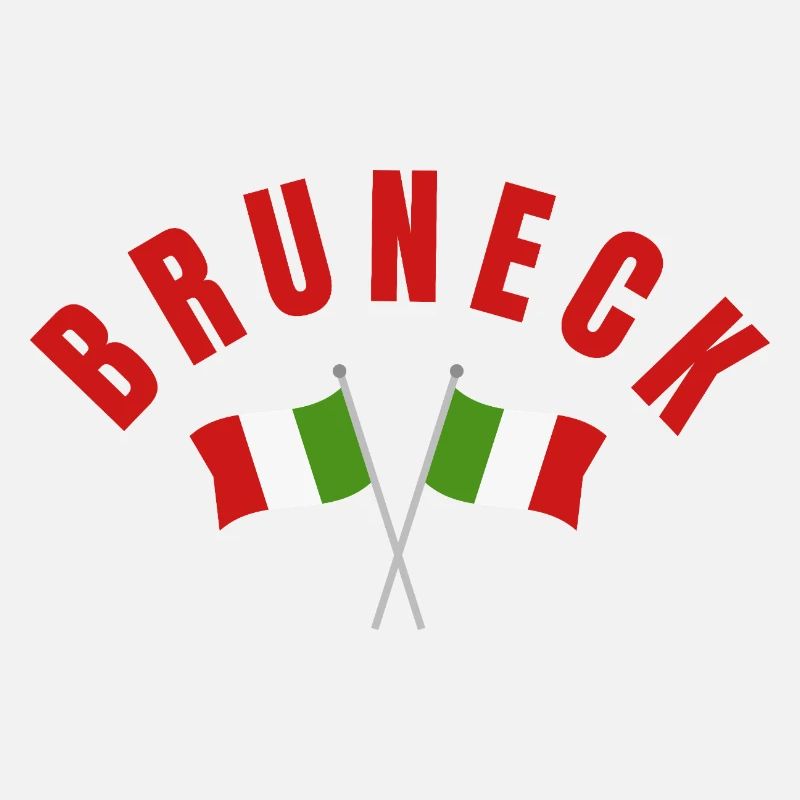 Drapeaux italiens croisés de Bruneck