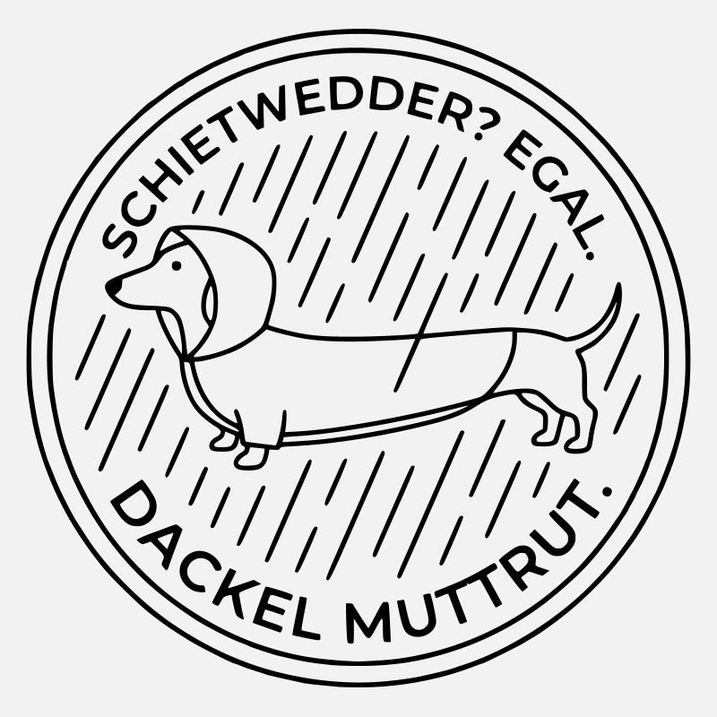 dackel mutt rut schietwetter