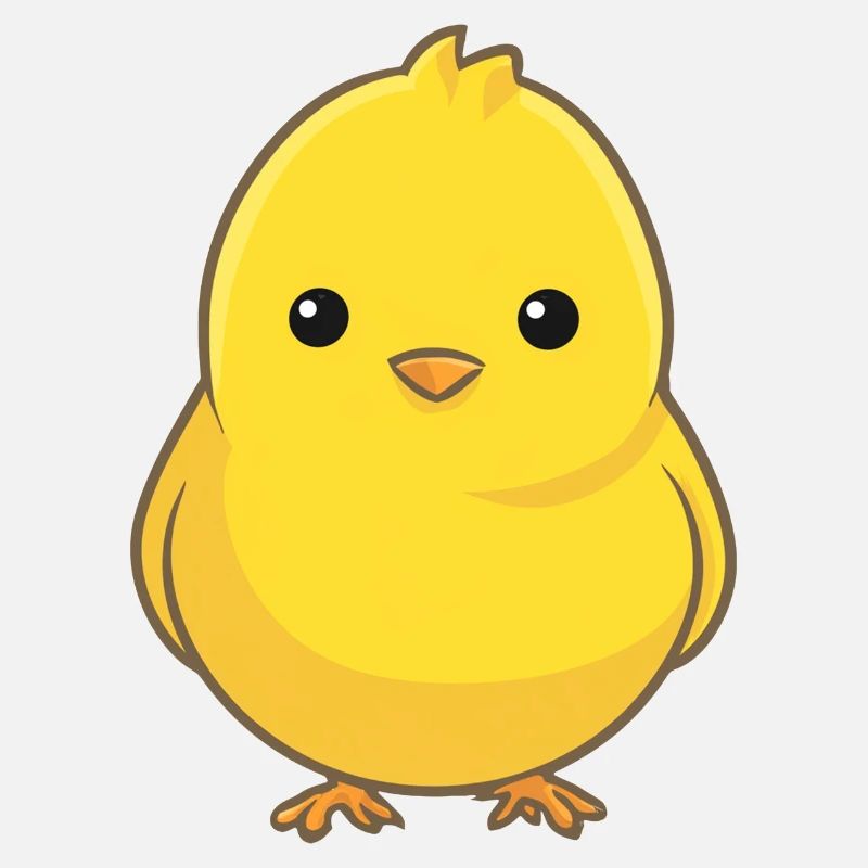 Cute chick style charming child