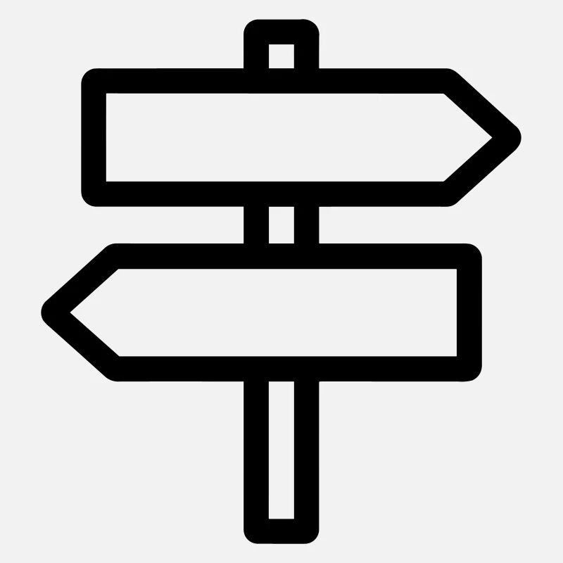 Direction sign