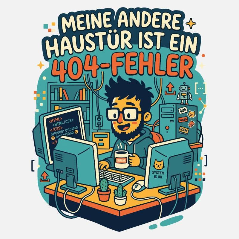 Programmierer 404 Fehler Humor