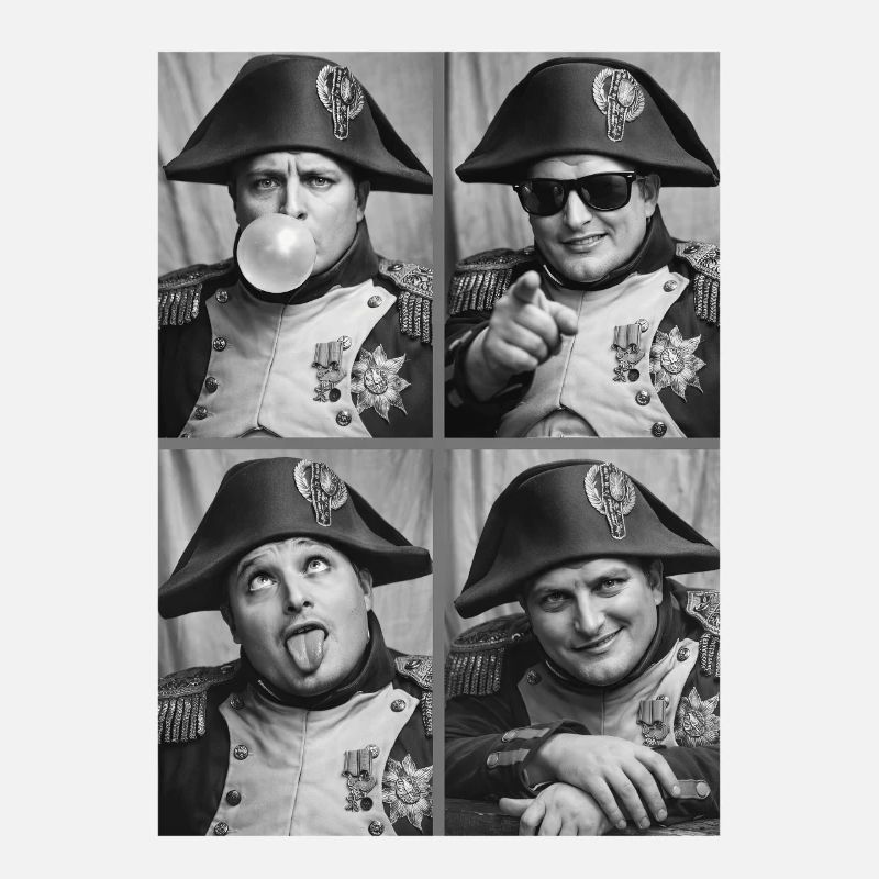 Collage de pièces Napoléon Grimace