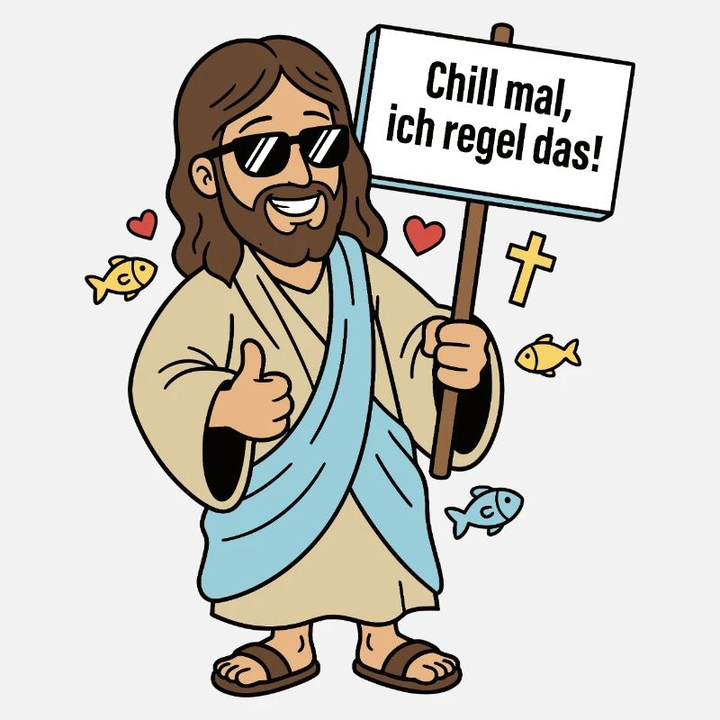 Jesus regelt Humor Spruch
