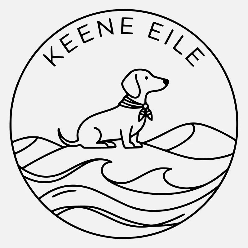 Dackel Badge Meer Keene Eile 