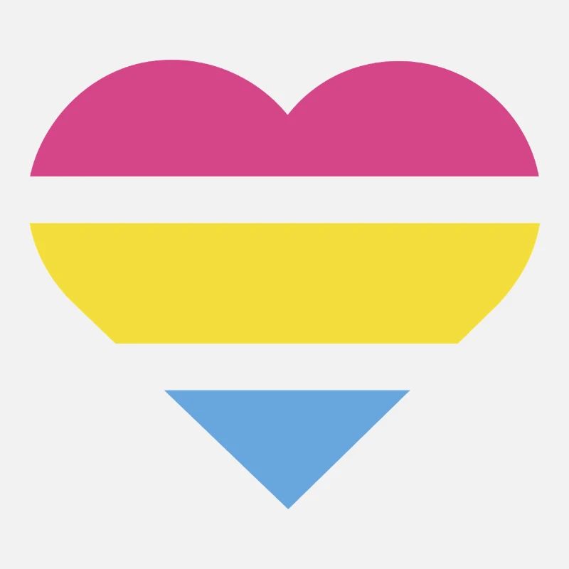 Pride Flag Heart · Pansexual