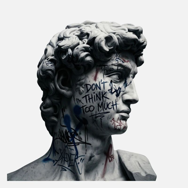 Dont Think Too Much Graffiti-David
