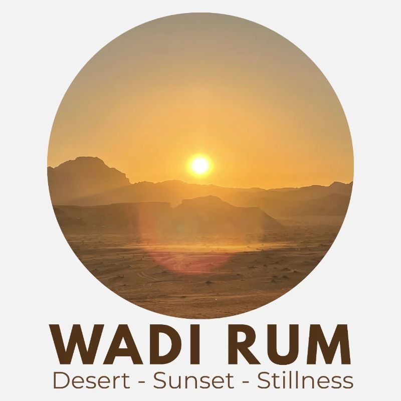 Wadi Rum Abendstille Wüstensonne