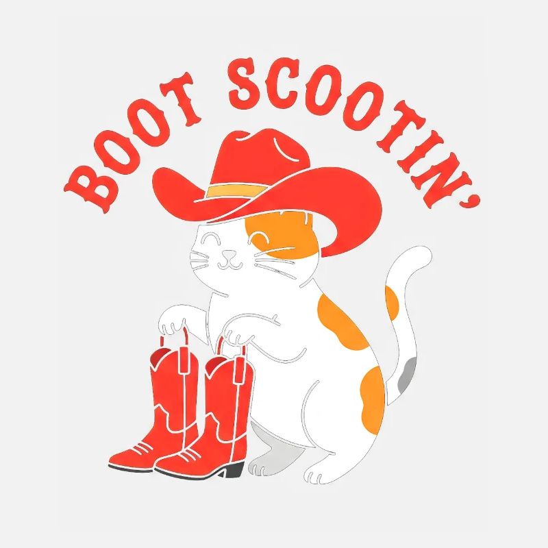 Boot Scootin Katze