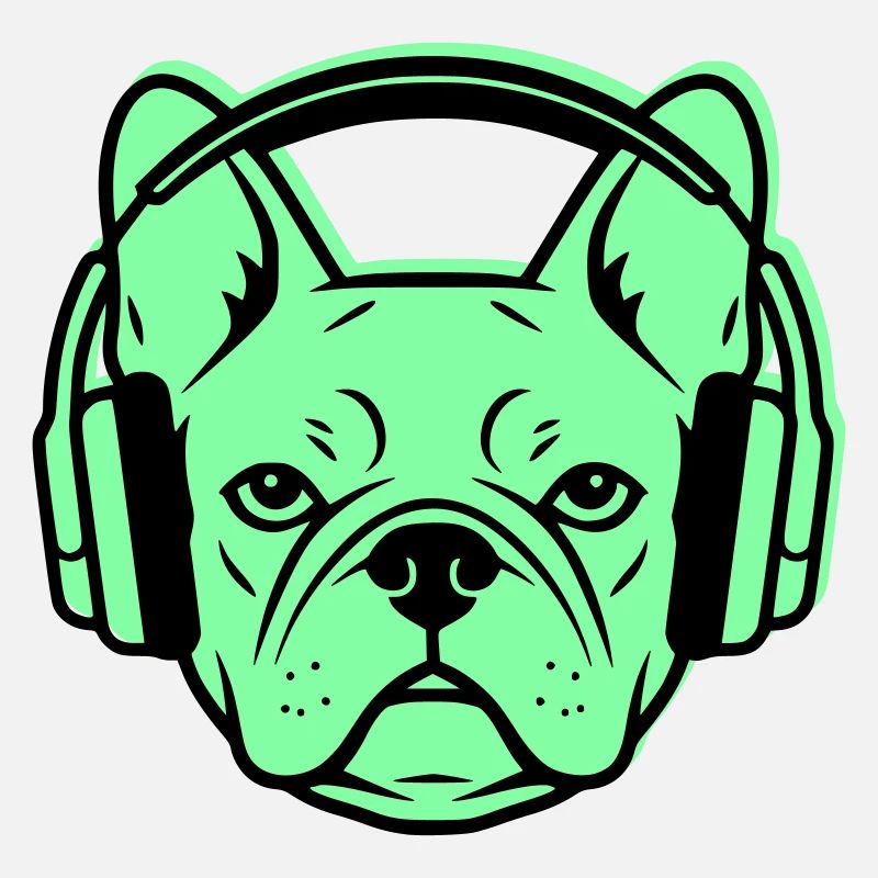 Frenchie DJ Kopfhörer Musik