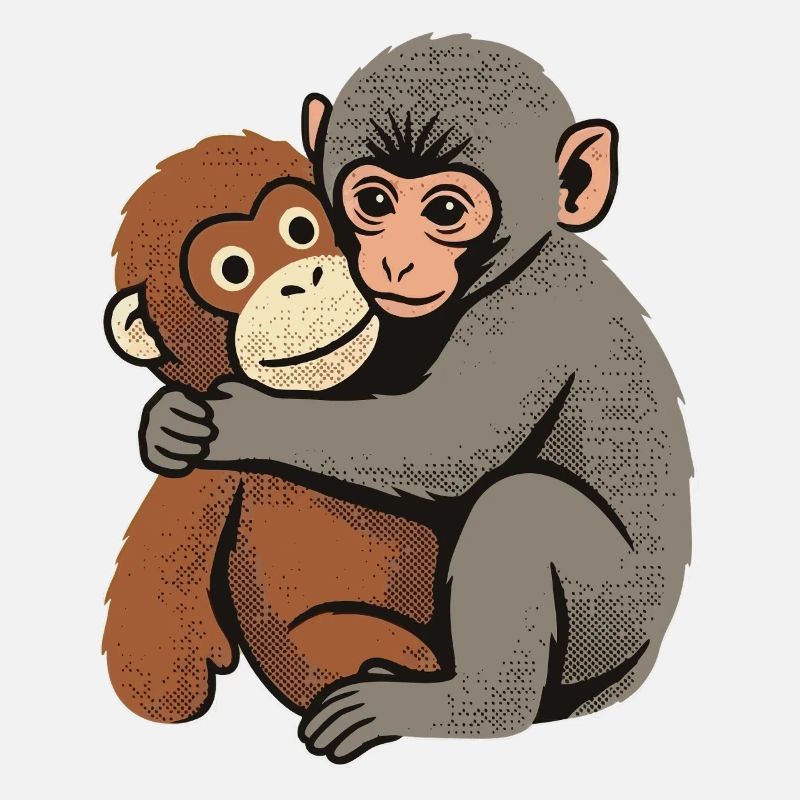 Bébé Singe Coup de Poing