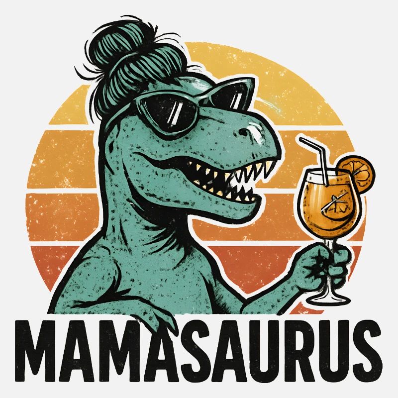 Mamasaurus Mama Mutter Geschenkidee Humor Lustig