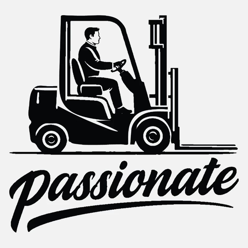 Gabelstapler Fahrer Passionate Design