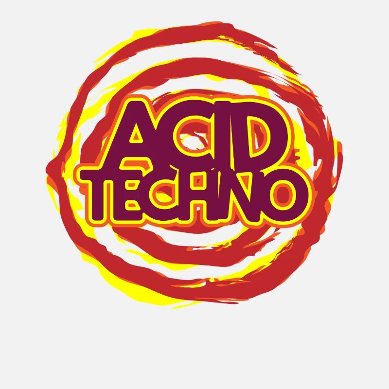 Acid Techno Neon Logo