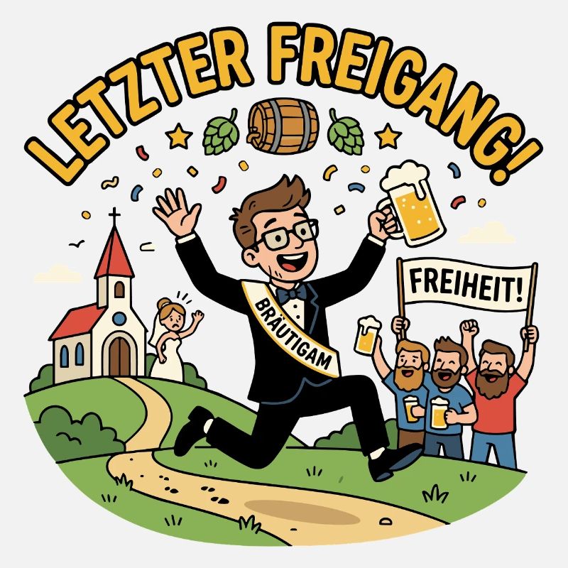 Letzte Ausfahrt JGA Endbaustelle Ehe