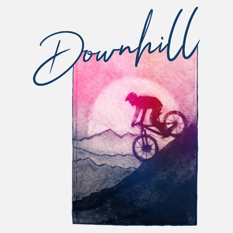 Downhill MTB - Modèle d’impression sculpté à la main