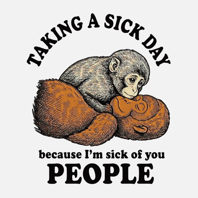 Taking a sick day Baby Monkey Punch