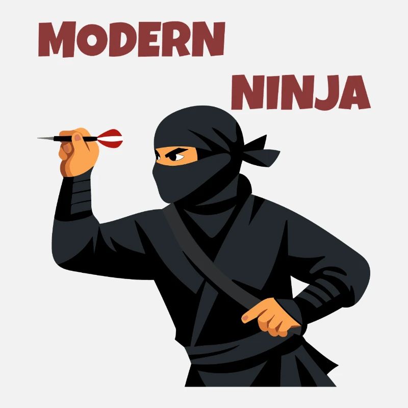 Moderne Ninja Dart Wurfkunst