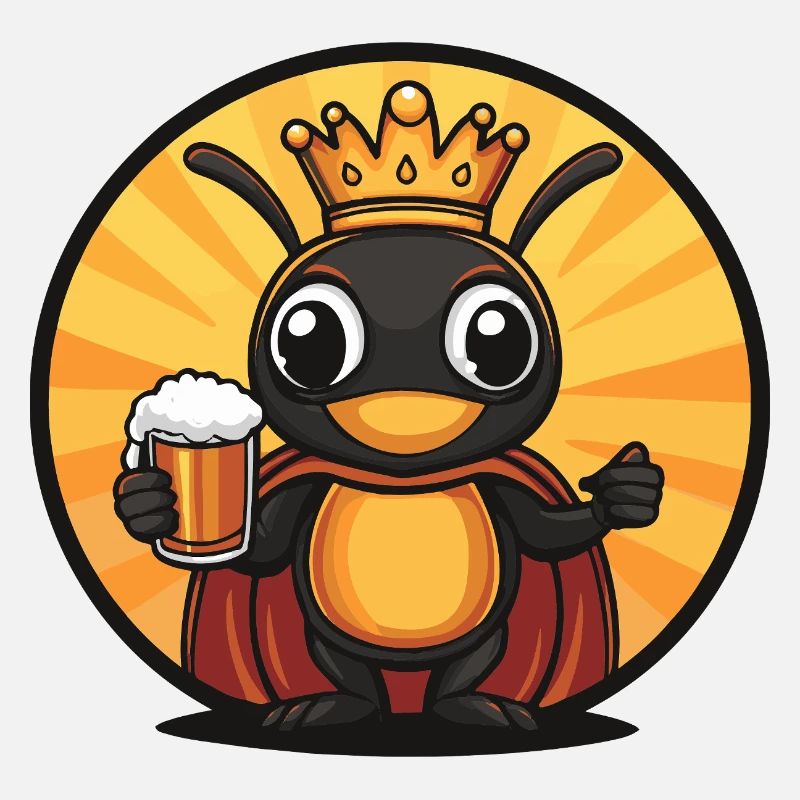 Bière de fourmi drôle