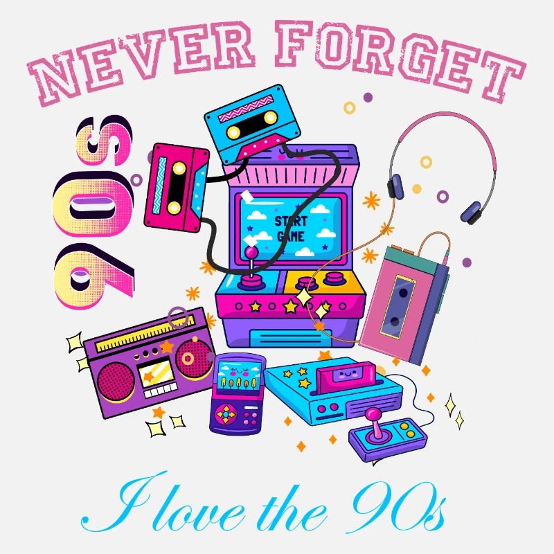 Retro 90s never forget
