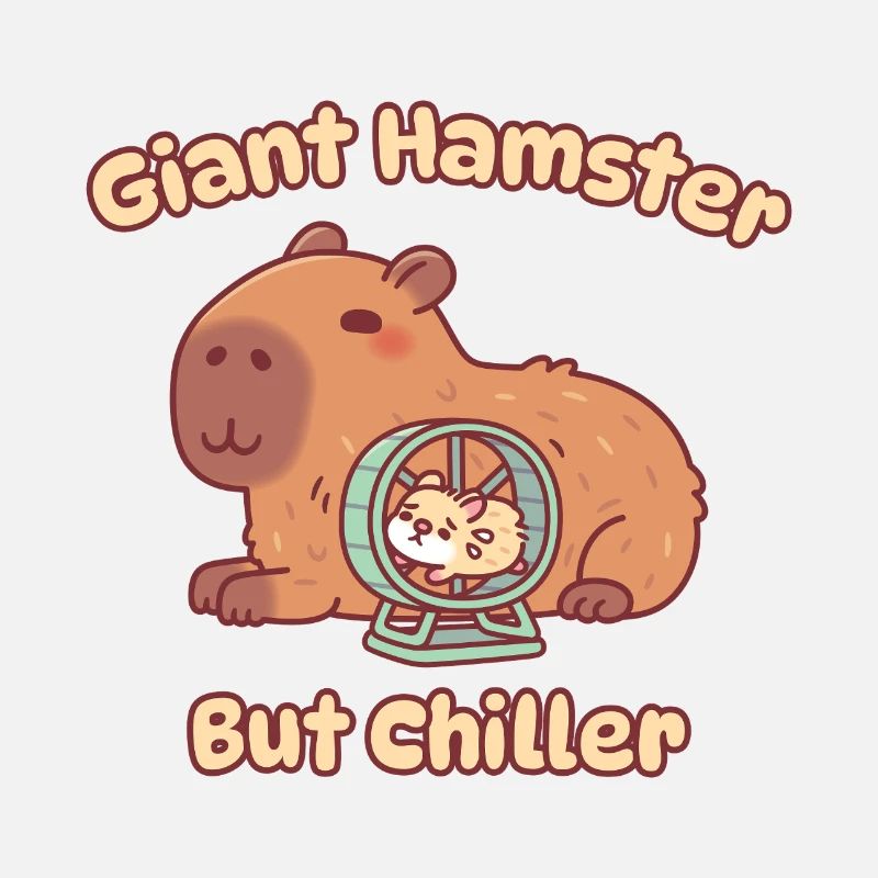 Cute Capybara Giant Hamster But Chiller