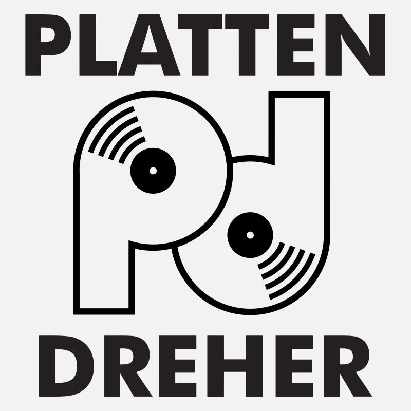 Plattendreher Logo mit Schriftzug
