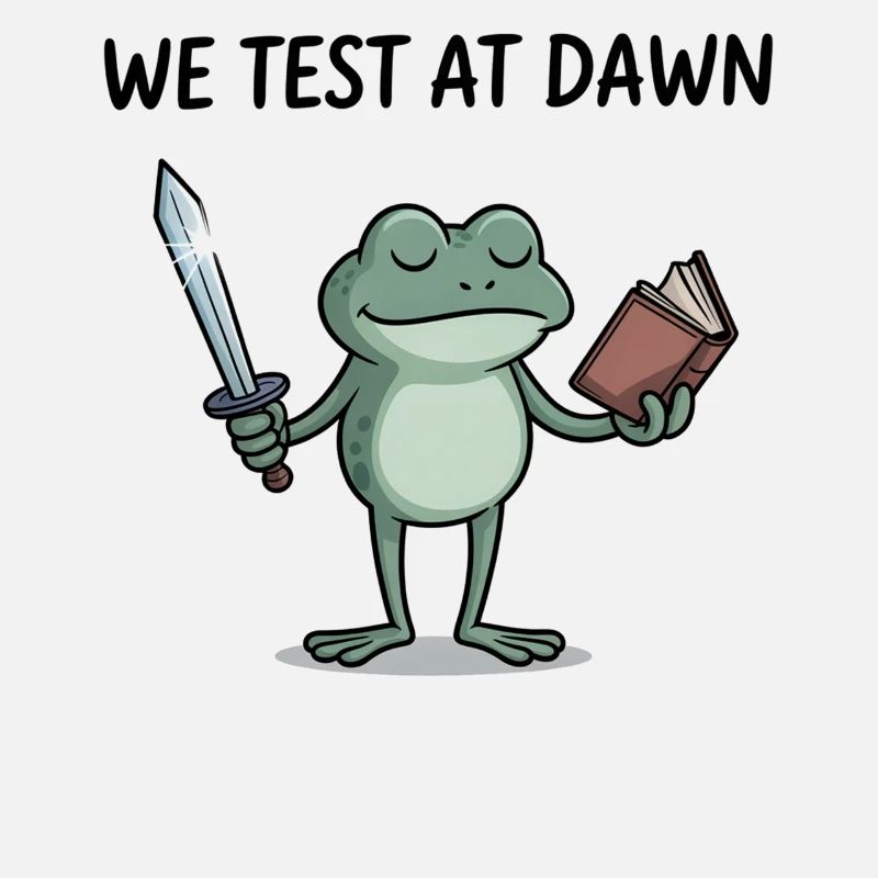 Dawn Frog Warrior: Schwert und Buch