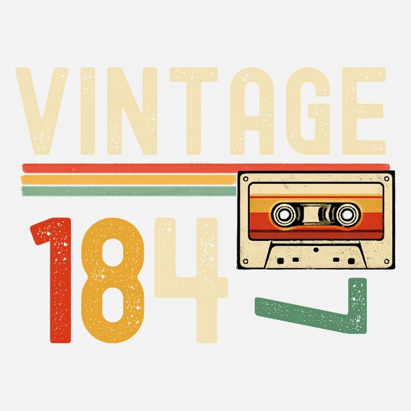 Vintage 84 Cassette Retro