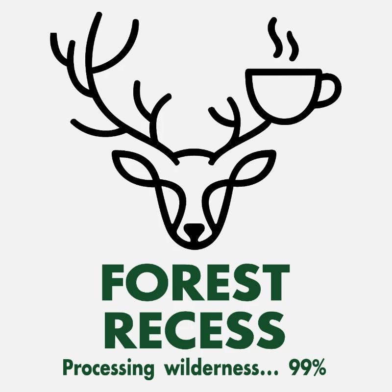 Deer with Cup in Forest