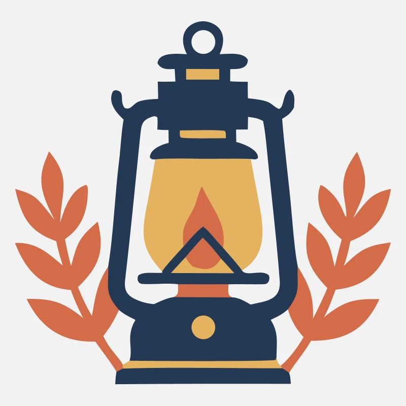 Camping Lantern Nature Forest