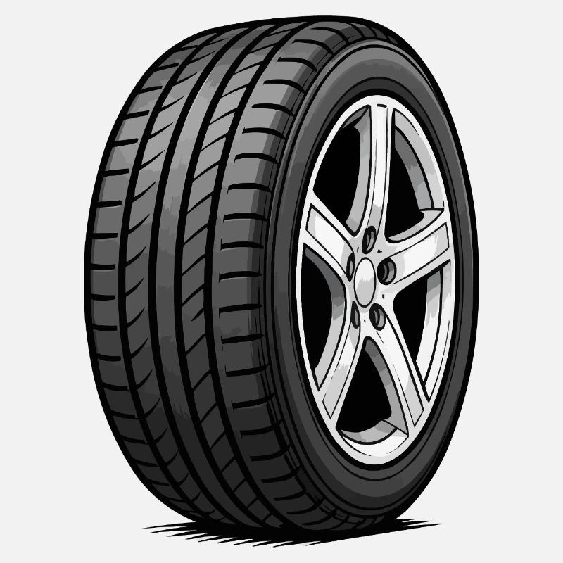 Car Tire Wheel Tread Pattern