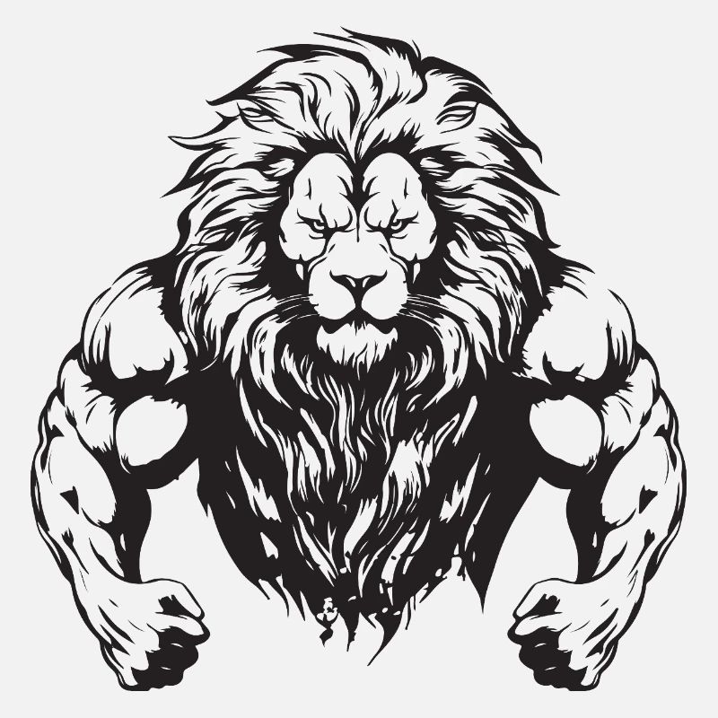 Muscles Lion