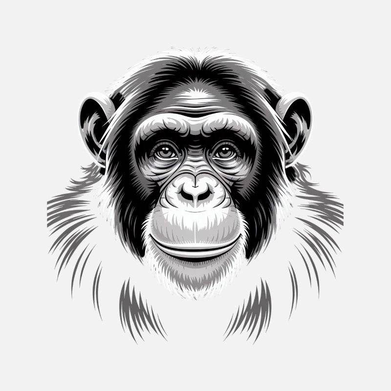 Affe Schimpanse
