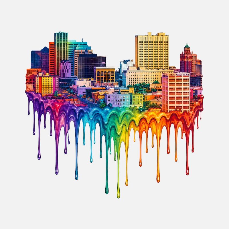 El Paso Texas Dripping Paint
